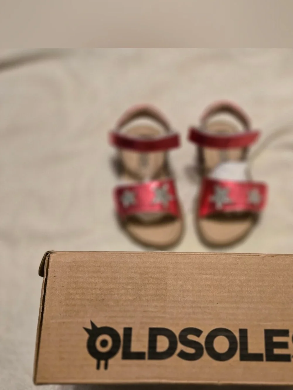 Old Soles Pink Metallic Star Sandals
